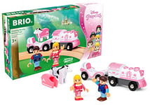 BRIO Disney Princess Sleeping Beauty Battery Powered Train and Carriage - Compatible with Most BRIO Railway Sets and Accessories for Kids Age 3 Years Up