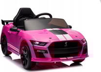 Lean Cars Lean Toys Elbil För Barn Ford Mustang Gt500 Shelby, Rosa