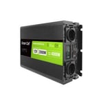 Green Cell Inverter med LCD-skjerm for bil 12V til 230V, 2000W/4000W Ren sinus