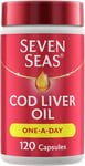 Seven Seas Cod Liver Oil Tablets With Omega-3, Fish Oil, One A Day, 4 Months UK,