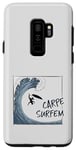 Coque pour Galaxy S9+ Carpe Surfem ! Saisis la grosse vague ! Wipeout Surf Irony