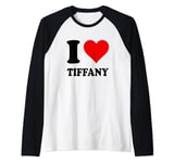 I Love Tiffany Raglan Baseball Tee