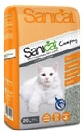 Sanicat Clumping Cat Litter 20 Litre Absorbent Cat Hygiene
