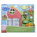 Peppa Pig Peppa's Garden Shed Jouet préscolaire ; Comprend 1 Figurine, 5 Accessoires, poignée de Transport ; à partir de 3 Ans