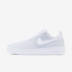 Nike Men's Air Force 1 Flyknit 2.0 Basketball Shoes, Multicolour Pure Platinum/White 100, 9 UK