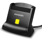 Axagon CRE-SM2 smartkortleser Innendørs USB USB 2.0 Sort