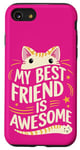 iPhone SE (2020) / 7 / 8 My Best Friend is Awesome Funny, Jokes, Sarcastic Case