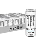 24 stk Monster Energy Ultra 500 ml Energidrikk (uten sukker) - Helt Brett