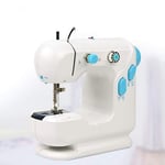 smzzz HOME GARDEN Mini Portable Electric Sewing Machine Stitch Cutter Table Lamp Home Mini Sewing Machine Household Kids Beginners Travel Automatic Sewing