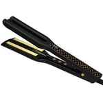 janelove Hair Straighteners, Wide Plates for Long &Thick Hair,Double Gold Cerami