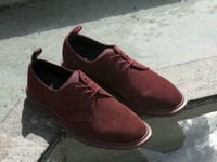 Dr Martens STEED X Norse Projects Red repello calf suede shoes UK 8 EU 42 MIE