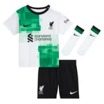 Liverpool Nike DX2803-101 LFC LK NK DF KIT AW MiniKits Unisex White/Green Spark/Black Taille L