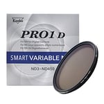 Kenko Photography grey filter PRO1D SMART VARIABLE NDX ND3-ND450 77mm, ND3 to 450 stepless adjustment, For long exposure, For Video recording