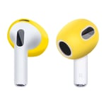 Apple AirPods 3 Silikone Earbuds Tips beskyttelsescover - Gul