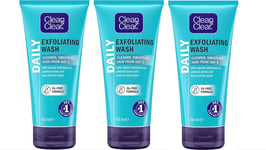 Clean & Clear Exfoliating Daily Wash Triple Pack 3 X 150Ml