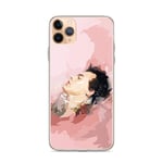 ghyj Compatible with iPhone XR Case Pure Clear Phone Cases Shockproof and Anti-Scratch for Harry Fine Pinky Line Watercolour Painting Mixed Music Young Styles
