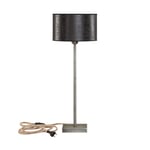 Pewter lampfot låg
