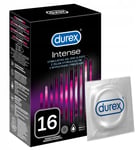 Durex Durex Intense kondomer 16 st med prickar och åsar stimulerande gel (P1)