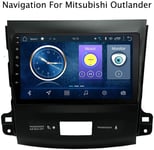 QXHELI Satellite GPS Navigator Écran Tactile Voiture Récepteur Radio Double Din Car Stereo Mirror Link pour Mitsubishi Outlander 2006-2012