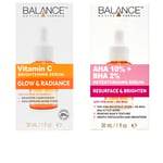 Balance Retexturising Serum & Vitamin C Brightening Serum 30 ml Bundle