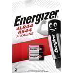 Energizer Alkaliska 4LR44 / A544 Batterier (2 st. Förpackning)