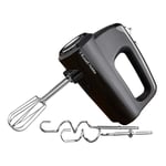 Russell Hobbs 24672 Desire Hand Mixer, Electric Hand Whisk and Dough Mixer Attachments, Matte Black, 350 W
