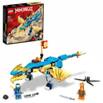LEGO LEGO® 71760 NINJAGO L’Évolution Dragon Du Tonnerre De Jay, Set avec Figurine de Serpent bannière mission à collectionner