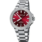 ORIS AQUIS DATE CHERRY 41,5MM 01-733-7766-4158-07-8-22-05PEB - Miesten - 42 mm - Analoginen - Automaattinen - Safiirilasi