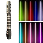 Hengqiyuan Lightsaber Star Wars, Lightsaber Replica Toy for Kids Metal Handle USB Charging Removable Real Experience Lightsaber Dueling,RGB
