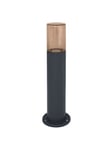 ENDURA Classic Pipe Amber Post E27 500mm mørkegrå