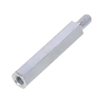 Distansskruv i metall, M3, inv/utv, 25 mm, 25-pack