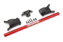 Traxxas 6730R Chassistag Överliggare Alu Röd