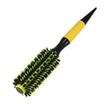 Round Hair Brush Hair Brushes Nylon Bristle Round Brush Yellow 10.04"x1.97"