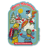 Steven Rhodes - Merry Christmas Sticker, Accessories