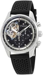 Zenith 03.2040.4061-21.R576 El Primero Svart/Gummi Ø42 mm