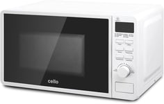 Cello Digital 800W Freestanding Microwave, 20 Litre Capacity with 25cm Turntabl