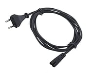 Cable d'alimentation Euro，2 Meters，Cable Alimentation 2 Pin  c7 fiche  Bipolaire Cordon pour PC Monitor，DVD，Imprimante，Samsung Philips LG Sony  TV，PS4， Microsoft Surface Go/Laptop/Book,HP Envy. … : :  Informatique