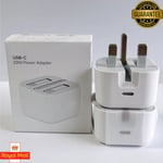 Genuine 20W USB C Charger For iPhone Plug Fast PD Adapter For Apple 12 13 14 Pro