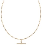 Elements Gold GN354 9ct Yellow Gold T-bar Chain Necklace Jewellery