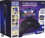 Sega Saturn Smartphone Bluetooth Controller for Android 19 Games inc Sonic 1,2+4