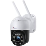 Caméra de Surveillance WiFi Extérieure PTZ Ctronics IP Caméra 1080P Détection de Mouvements Humaine Suivi Automatique 355° 90°Audio