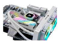 CORSAIR Vengeance RGB PRO SL - DDR4 - kit - 32 Go: 4 x 8 Go - DIMM 288 broches - 3200 MHz / PC4-25600 - CL16 - 1.35 V - mémoire sans tampon - non ECC - blanc