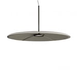 Takabsorbent Lily - Med belysning, Storlek Ø90 cm, Tyg Focus Melange 60310 - Grå