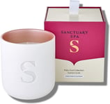 Sanctuary Spa Ruby Oud Candle | Sweet Amber and Oud Scented Ceramic Candle, 260