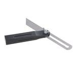 200mm Adjustable Bevel -Steel Construction & Fixing Wing Nut- False Square Gauge - Sliding Bevel Angle Finder/Transfer Tool - Joinery Fitting Level Rule