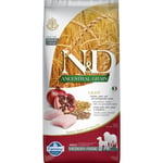 Farmina N&D Ancestral Grain Chicken & Pomegranate Light Adult Medium/Maxi Tørrfôr til hund 12 kg