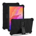 RLTech Case for Lenovo Tab M10 FHD Plus, Soft TPU Flexible Protective Cover Case with Stand Function for Lenovo Tab M10 FHD Plus TB-X606F 10.3 Inch, Black