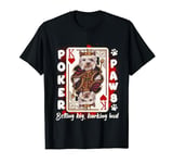 Poker Paws King of Hearts Poker white Yorkshire Terrier T-Shirt