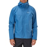 Rab Downpour Eco Mens Waterproof Jacket - Denim XX Large Male