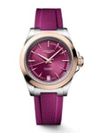 LONGINES Conquest Automatic 34mm Automatverk, Lila tavla, Lila Armband